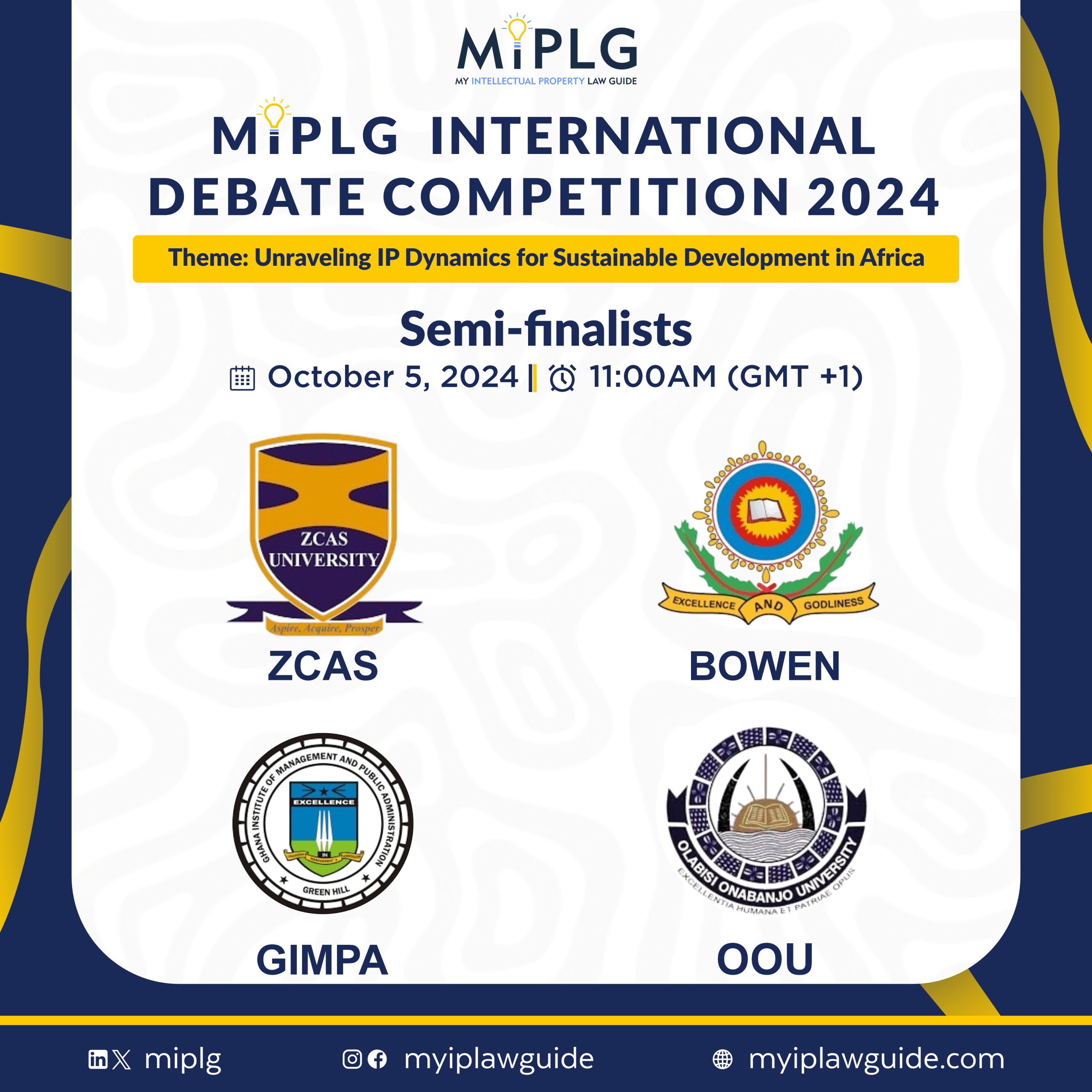 MIPLG Debate Competition Quarter-finals Result MIPLG QF Winners 1 Scaled
